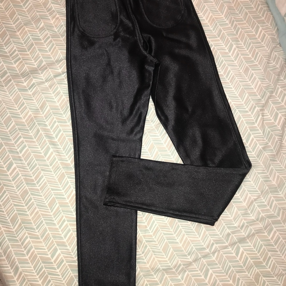 American Apparel Black XS Disco Pants
